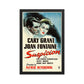 Suspicion (1941) Black Frame 24″×36″ Movie Poster