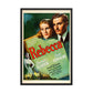 Rebecca (1940) Black Frame 12″×18″ Movie Poster