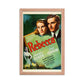 Rebecca (1940) Red Frame 12″×18″ Movie Poster