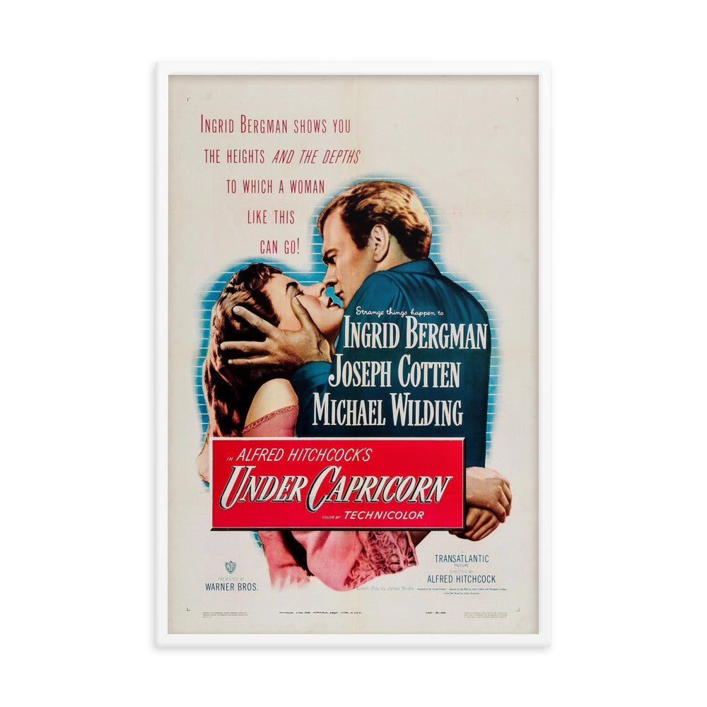 Under Capricorn (1949) White Frame 24″×36″ Movie Poster