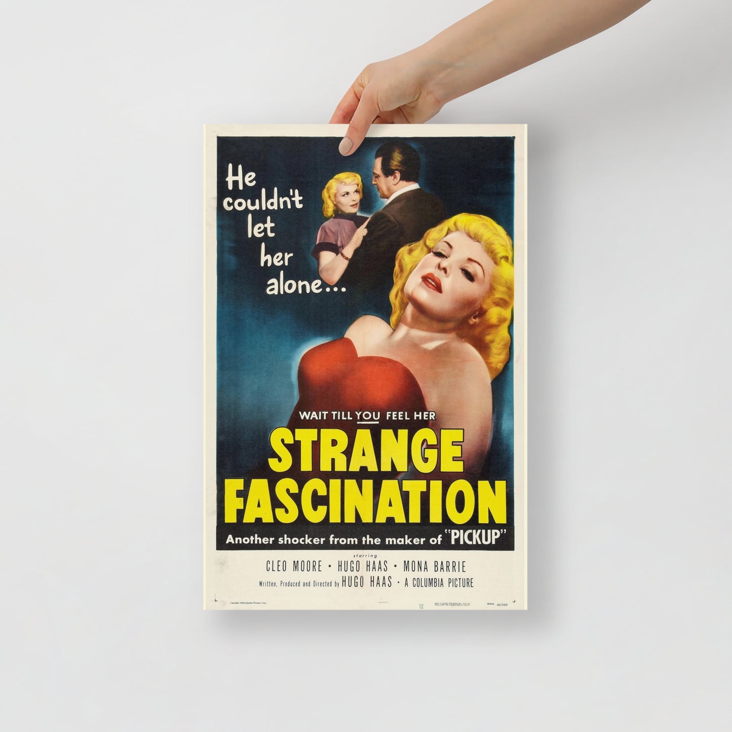 Strange Fascination (1952) movie poster 24″×36″