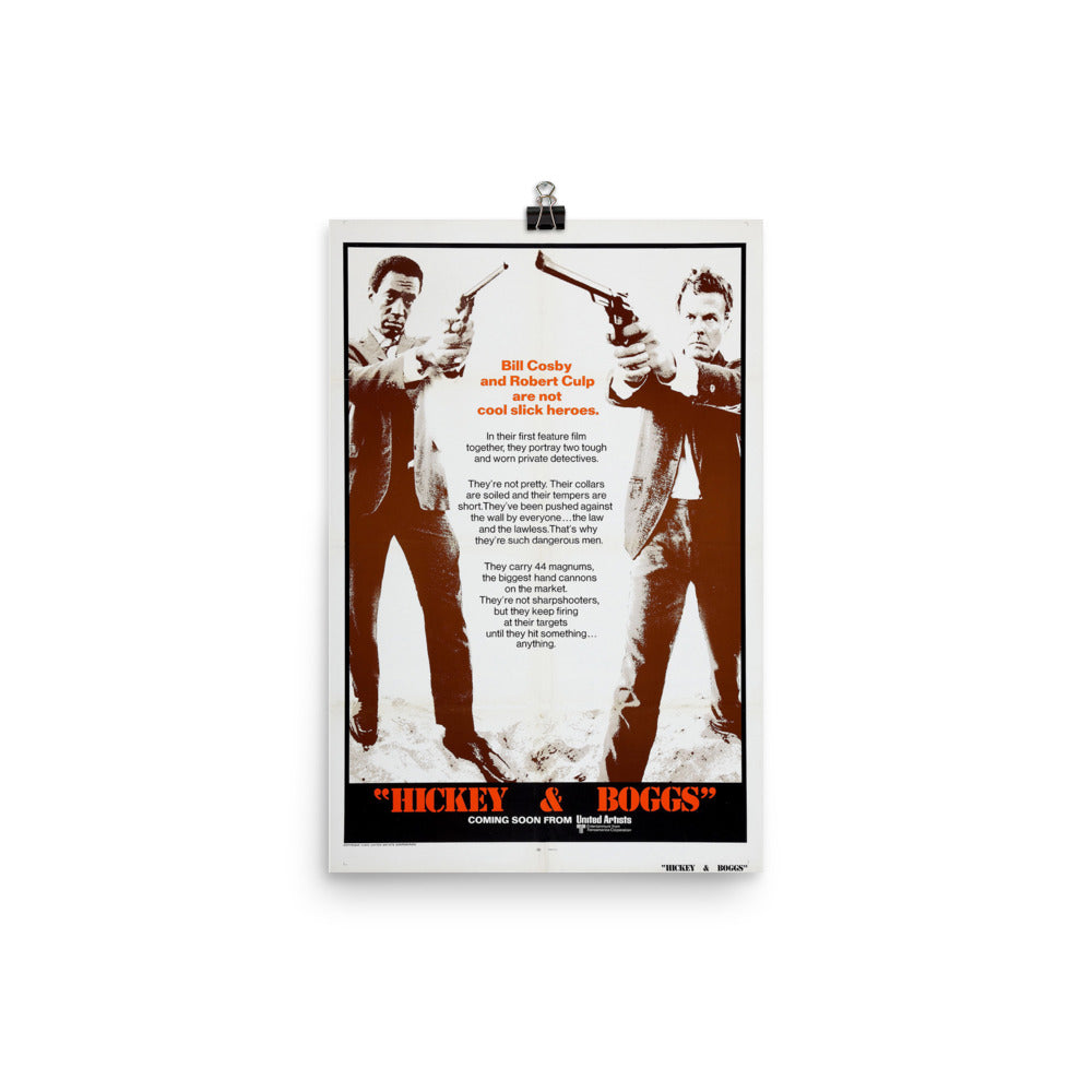 Hickey & Boggs (1972) Movie Poster, 24×36 inches