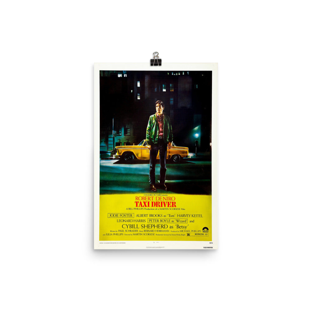 Taxi Driver (1976) Movie Poster, 24×36 inches