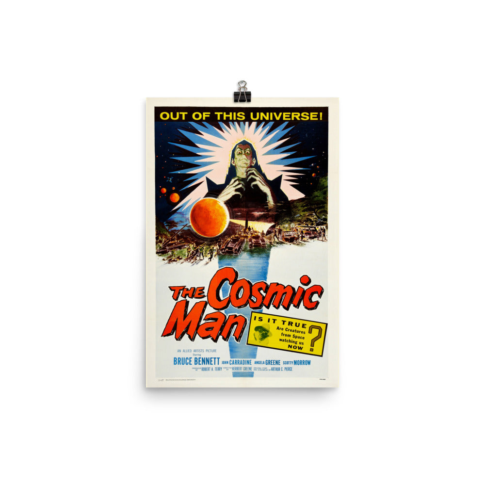 The Cosmic Man (1959) Movie Poster, 24×36 inches