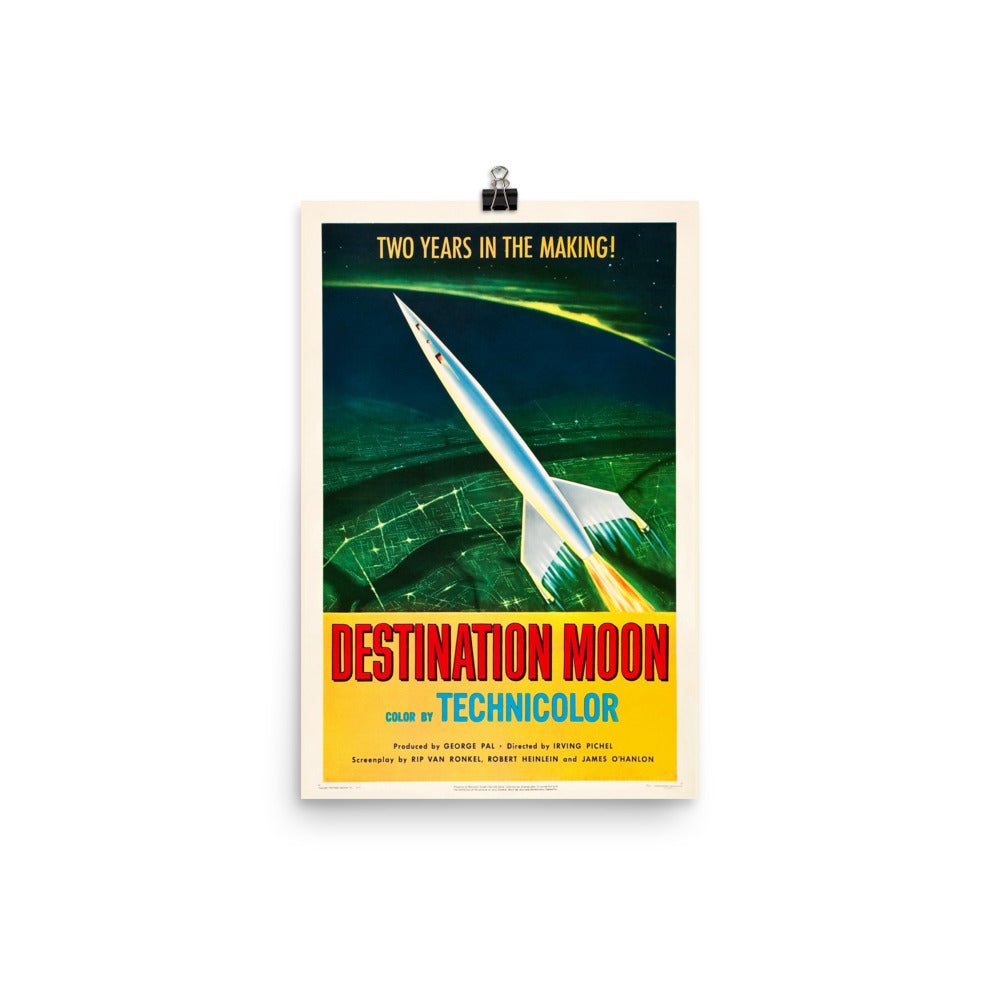 Destination Moon (1950) Movie Poster, 24×36 inches