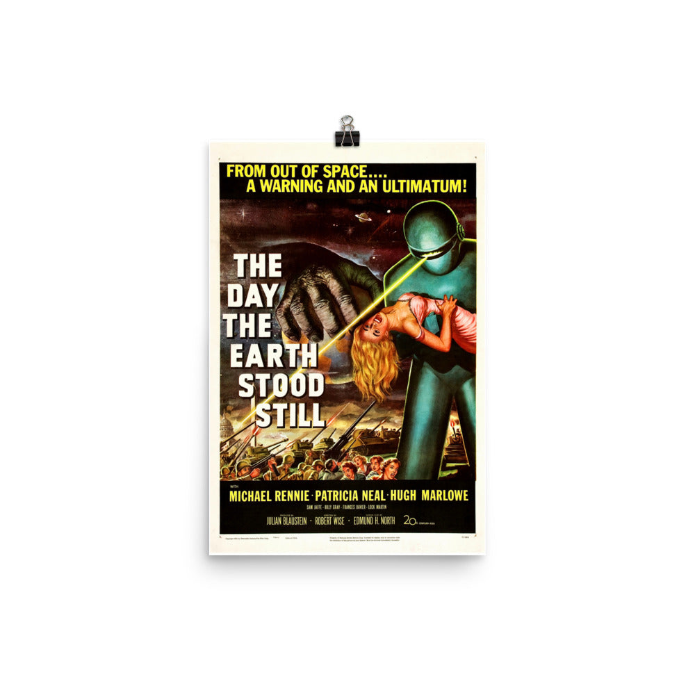 The Day the Earth Stood Still (1951) Movie Poster, 24×36 inches