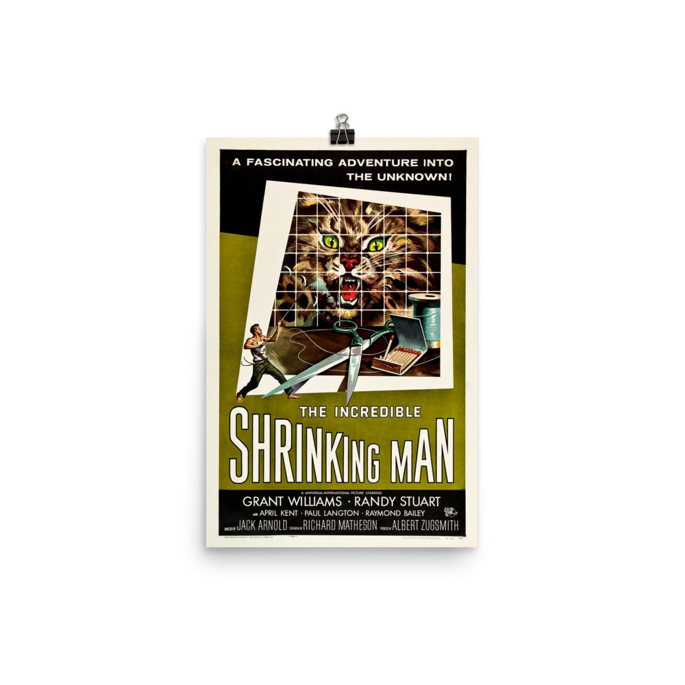 The Incredible Shrinking Man (1957) Movie Poster, 24×36 inches