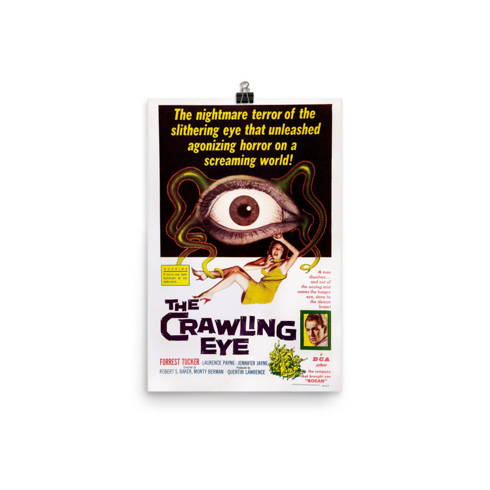 The Crawling Eye (1958) Movie Poster, 24×36 inches