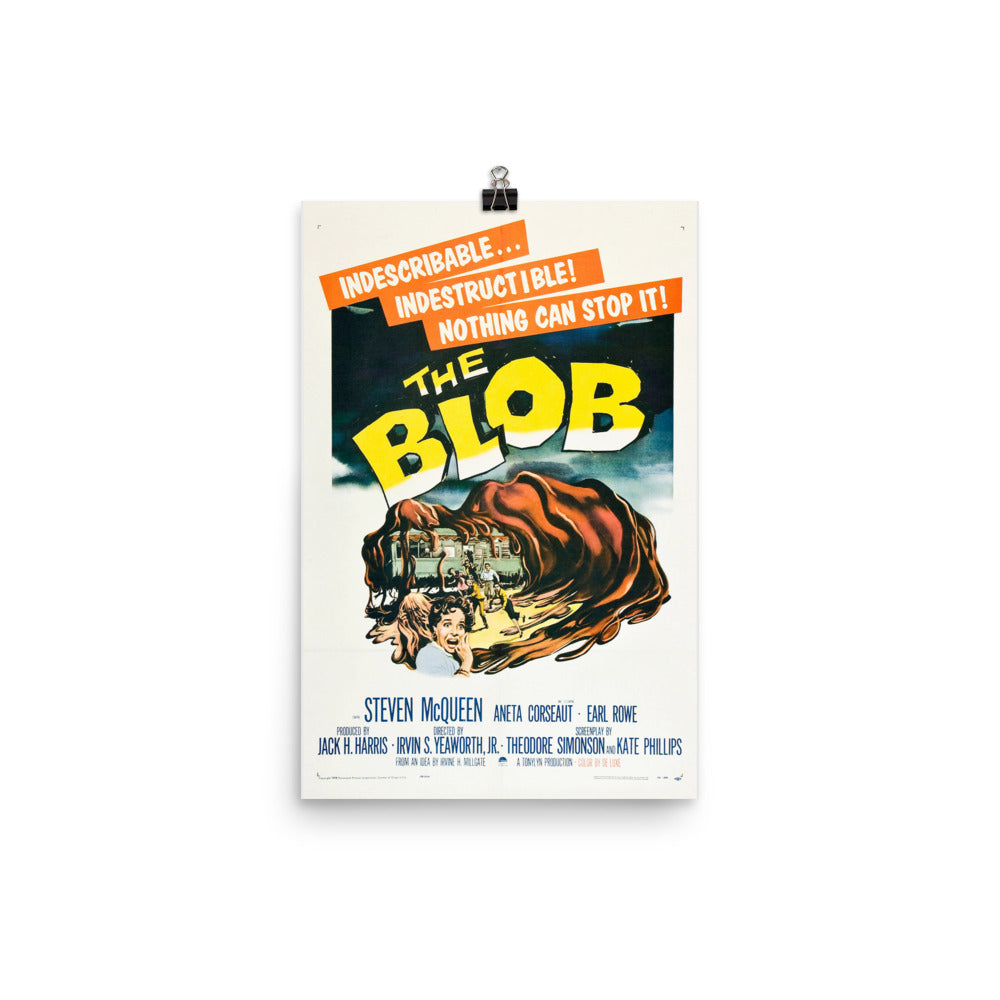 The Blob (1958) Movie Poster, 24×36 inches