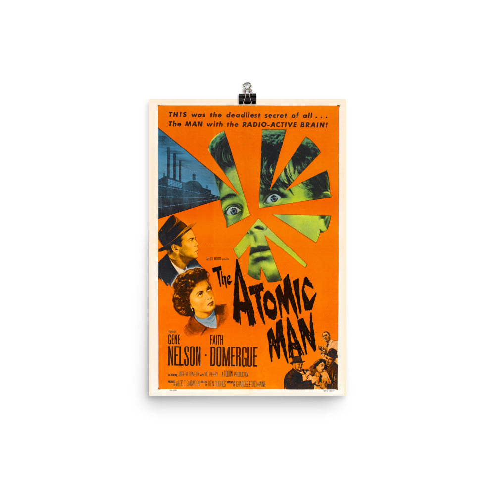 The Atomic Man (1955) Movie Poster, 24×36 inches