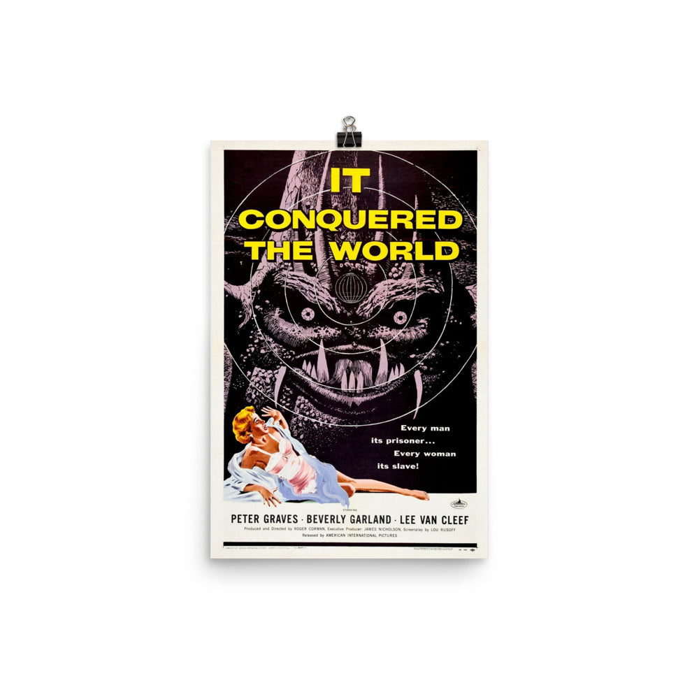 It Conquered the World (1956) Movie Poster, 24×36 inches