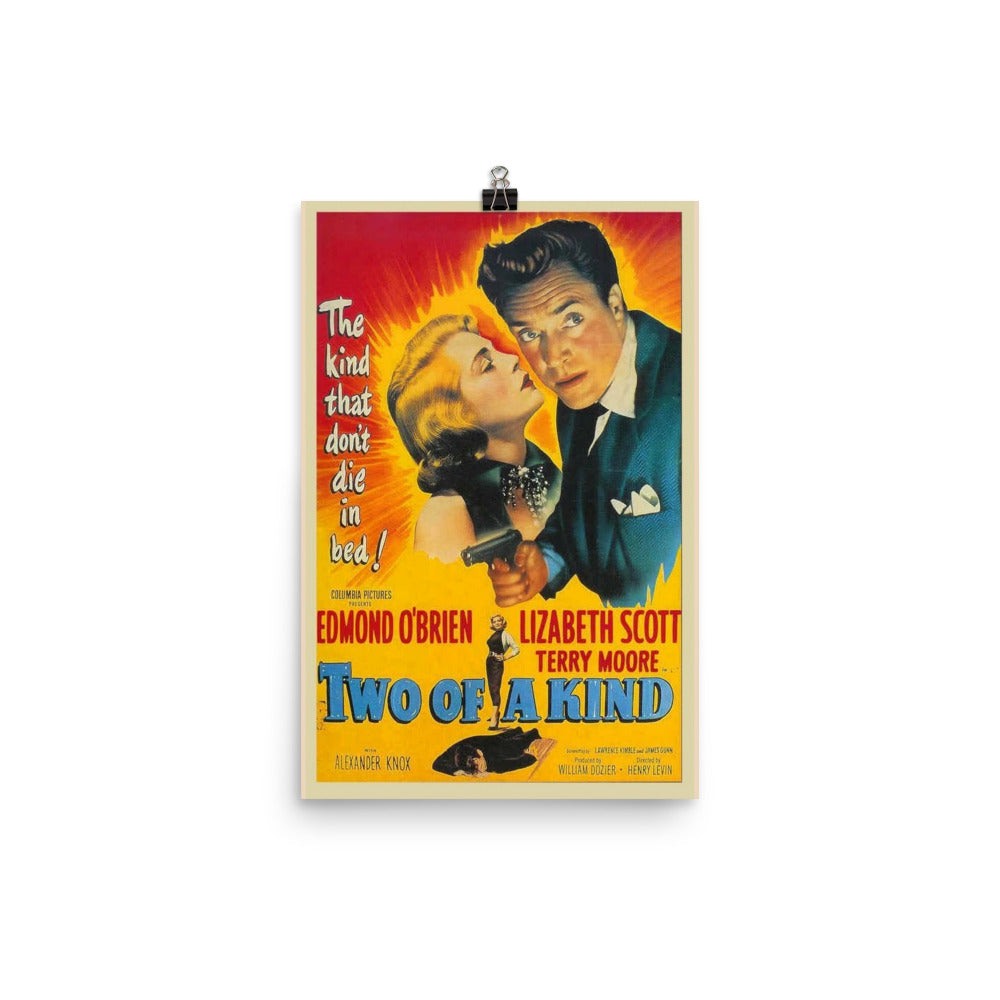 Two of a Kind (1951) Movie Poster, 24×36 inches