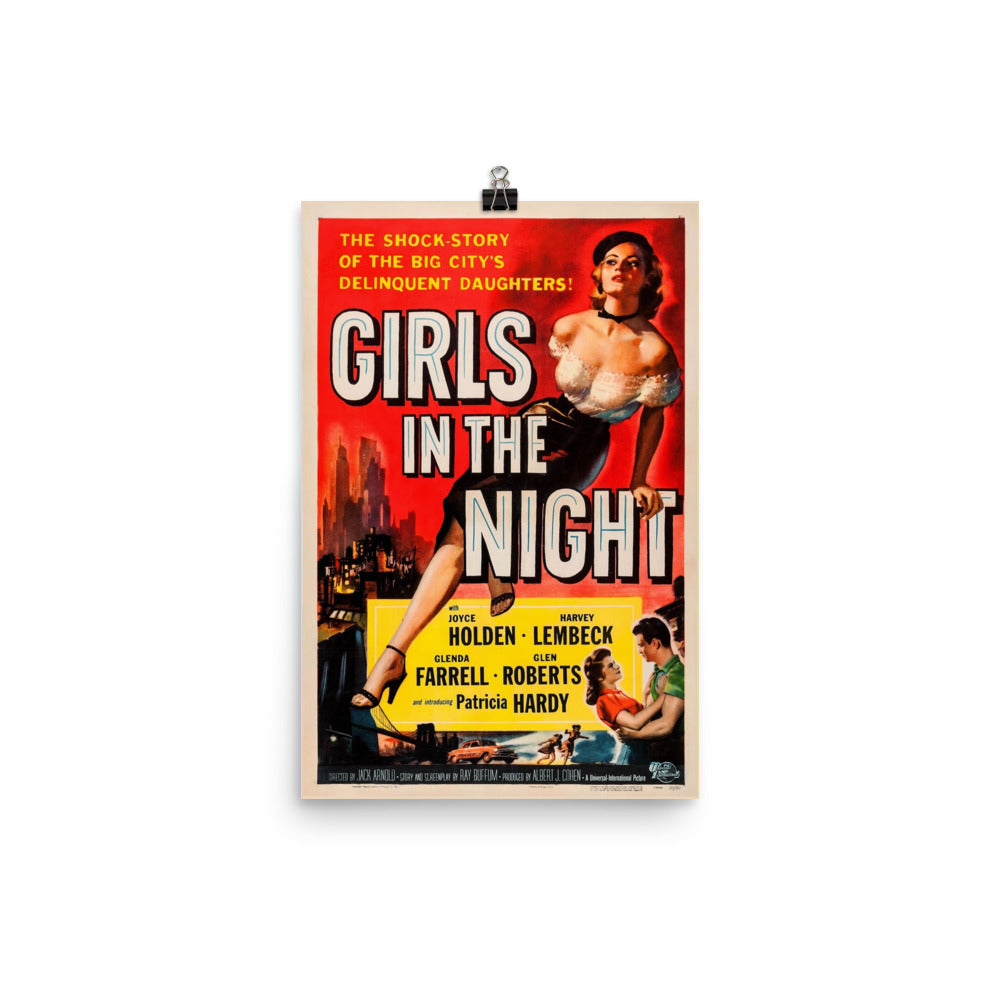 Girls in the Night (1953) movie poster 24″×36″