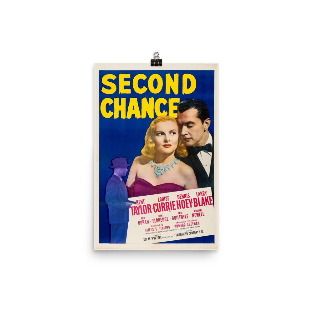 Second Chance (1947) movie poster 24″×36″