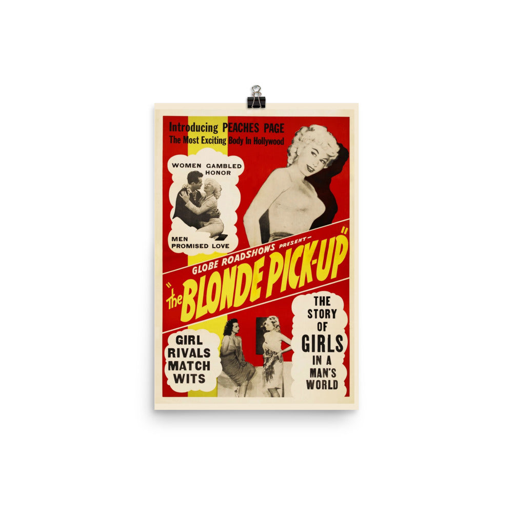 The Blonde Pickup / Pin Down Girls / Racket Girls (1951) movie poster 24″×36″