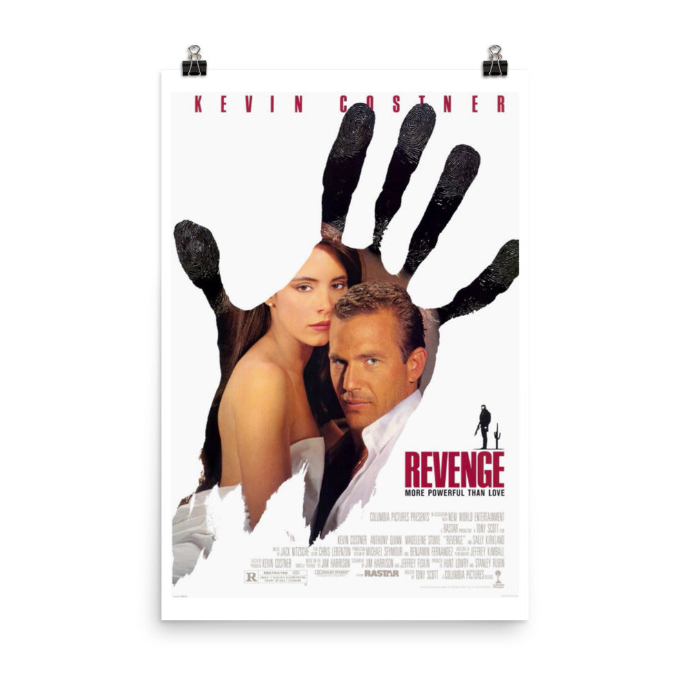 Revenge (1990) Movie Poster, 12×18 inches