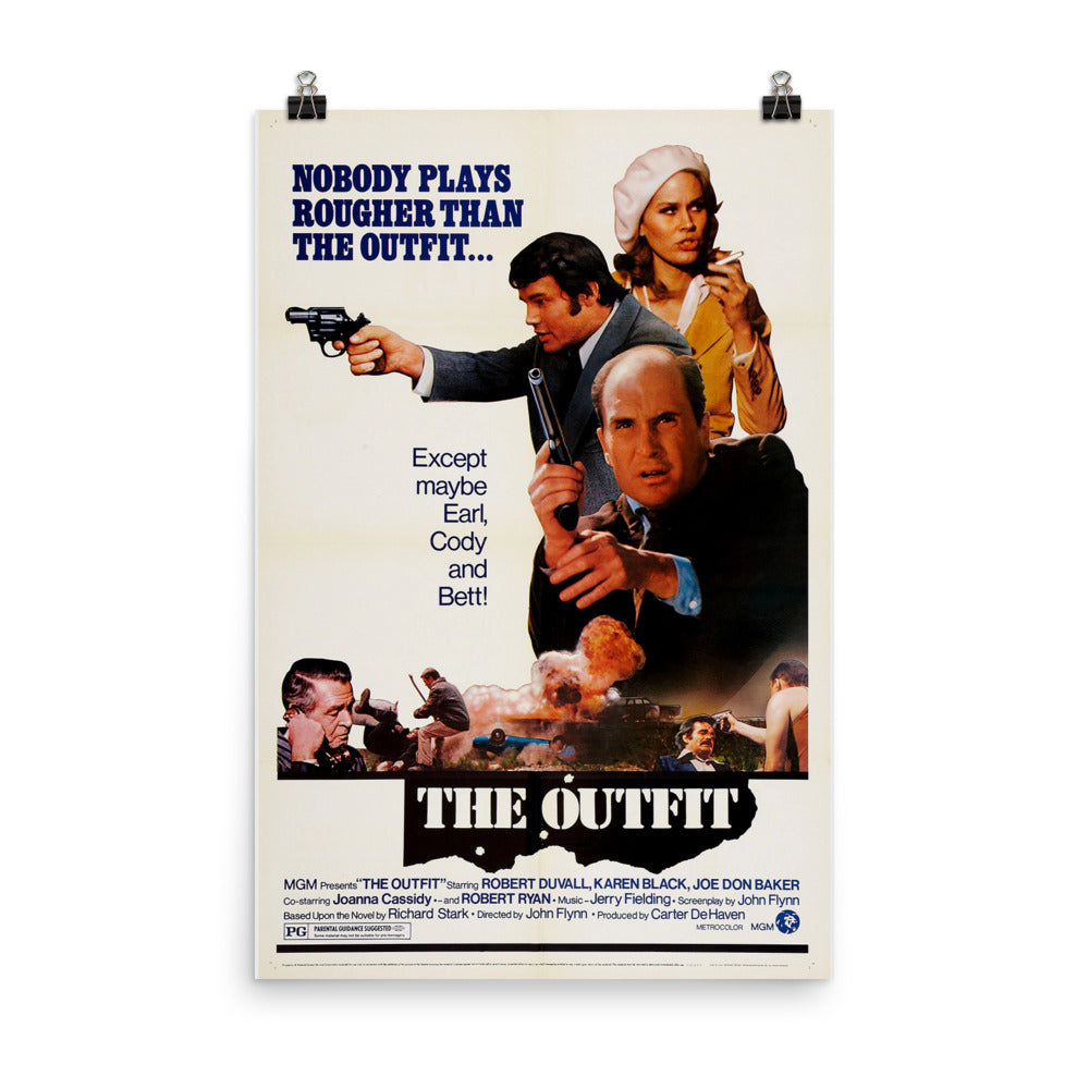 The Outfit (1973) Movie Poster, 12×18 inches