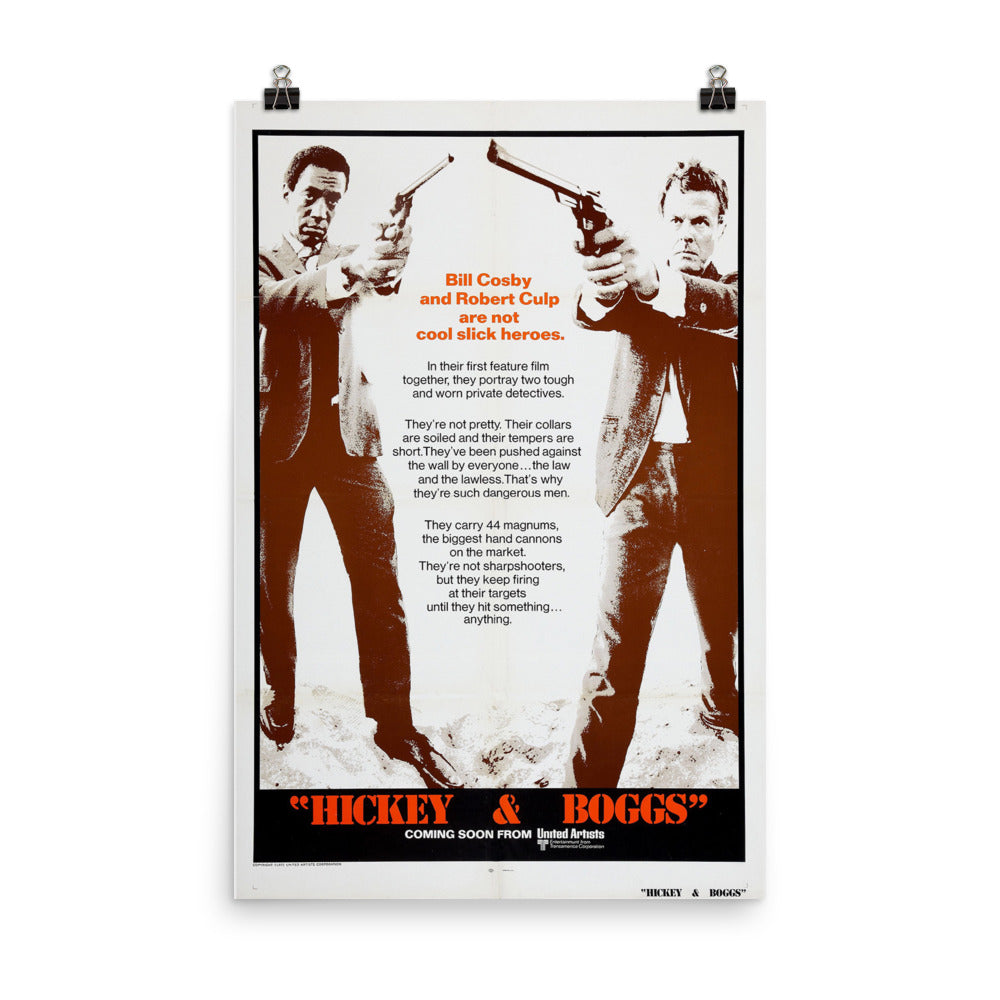 Hickey & Boggs (1972) Movie Poster, 12×18 inches