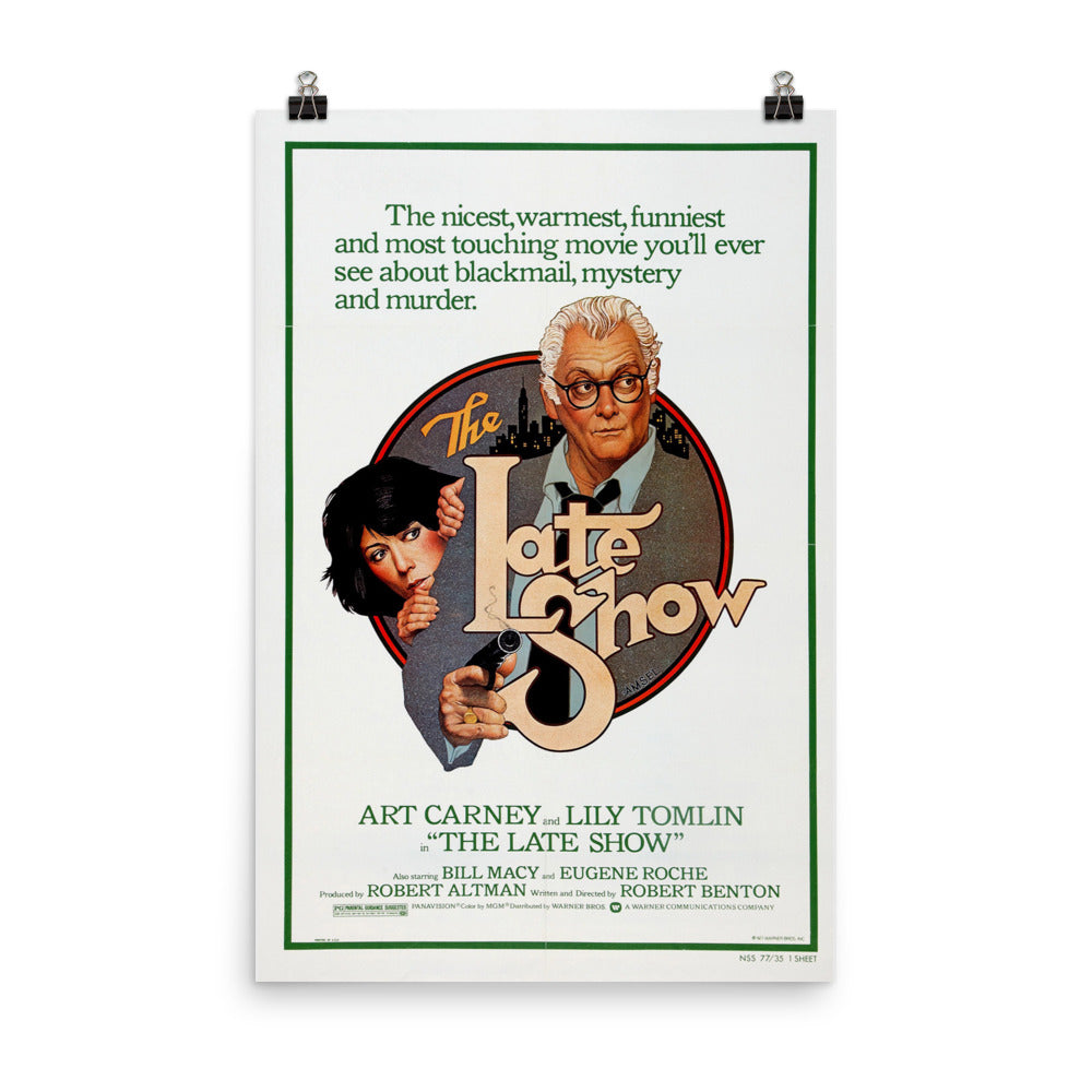 The Late Show (1977) Movie Poster, 12×18 inches