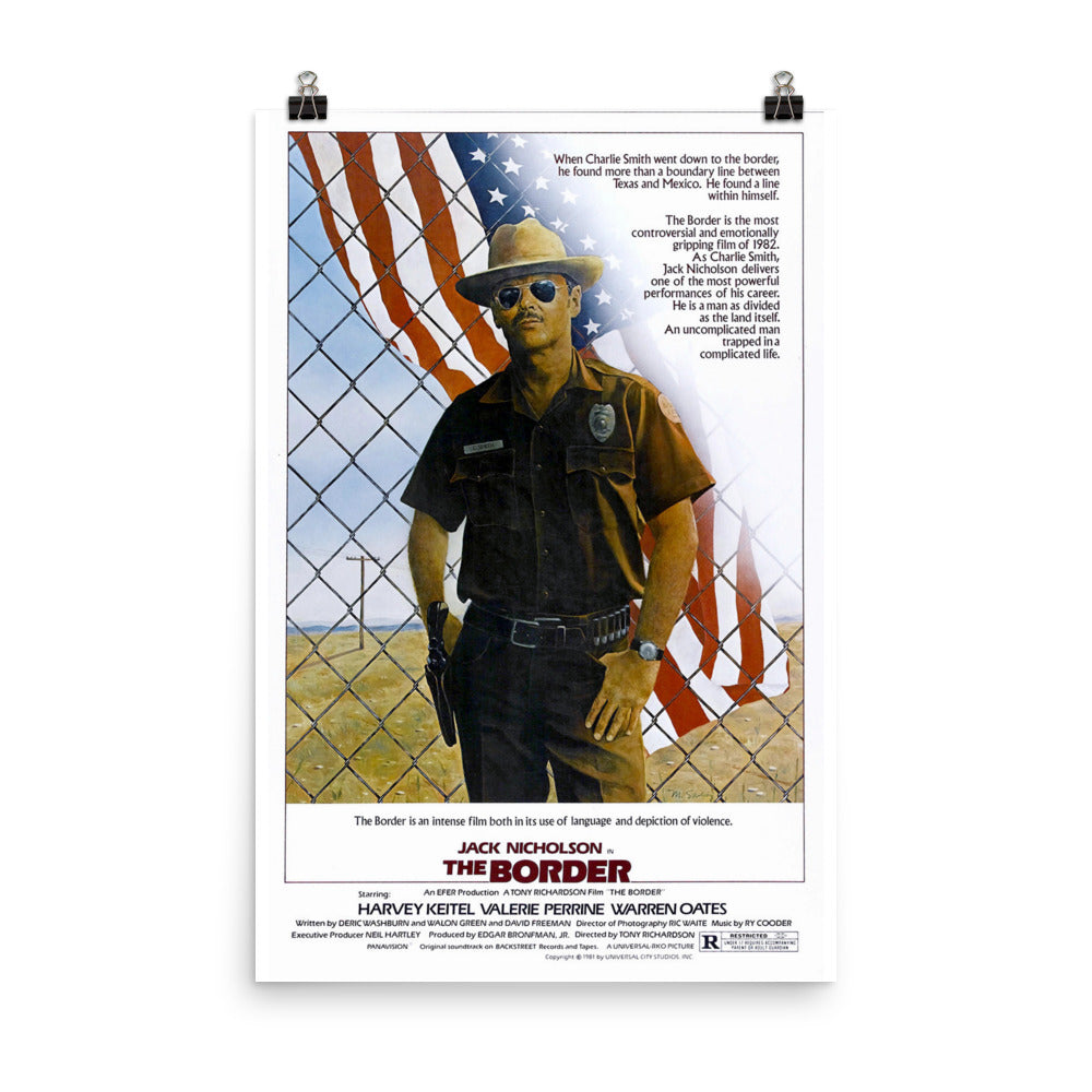 The Border (1982) Movie Poster, 12×18 inches