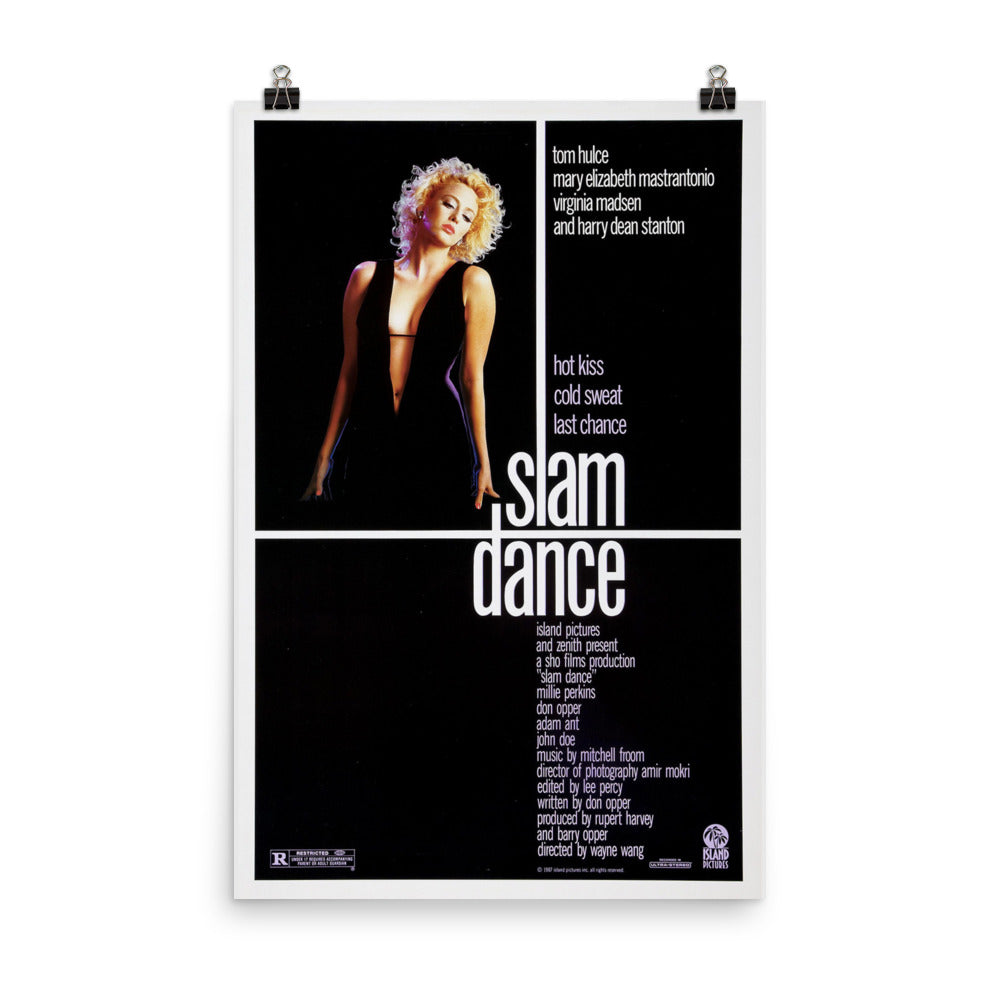 Slam Dance (1987) Movie Poster, 12×18 inches