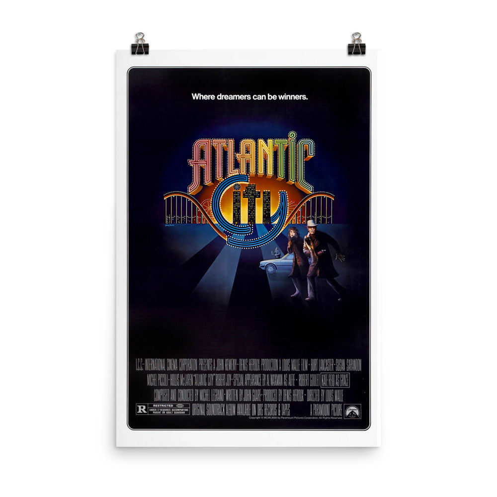 Atlantic City (1980) Movie Poster, 12×18 inches