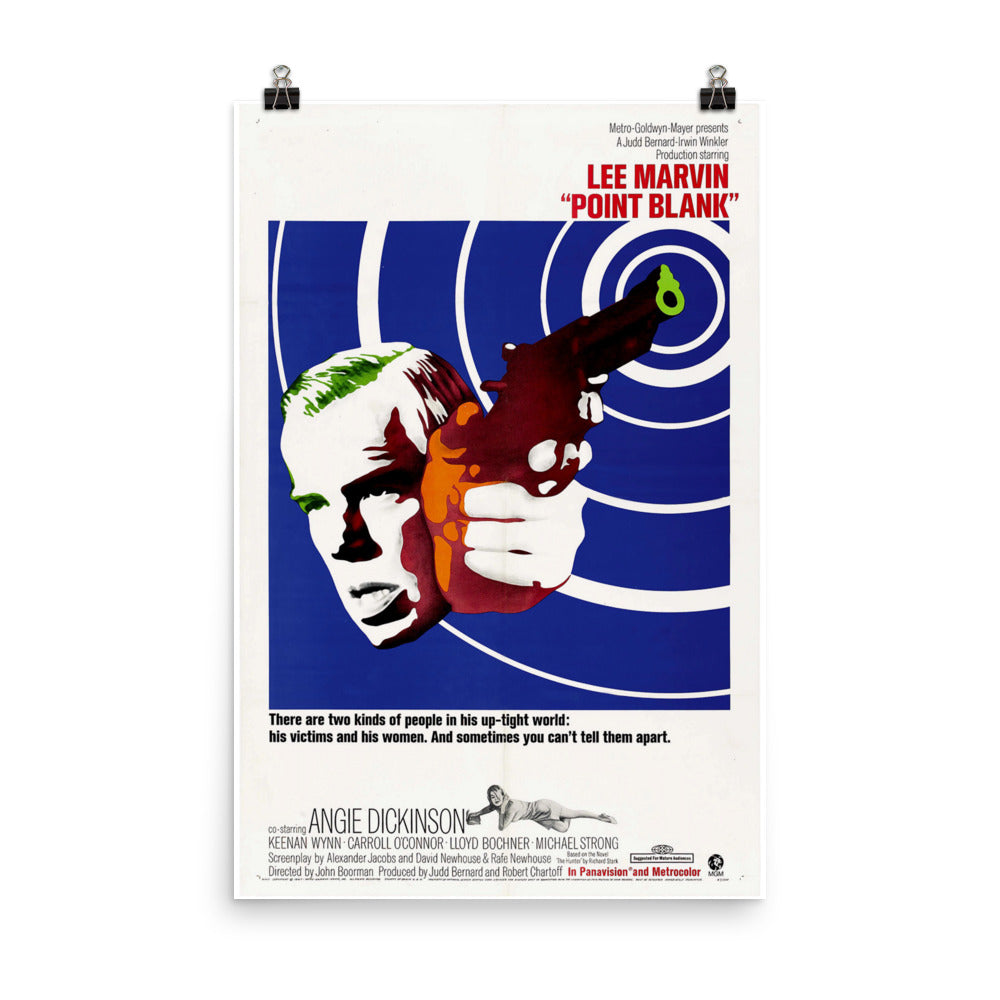 Point Blank (1967) Movie Poster, 12×18 inches