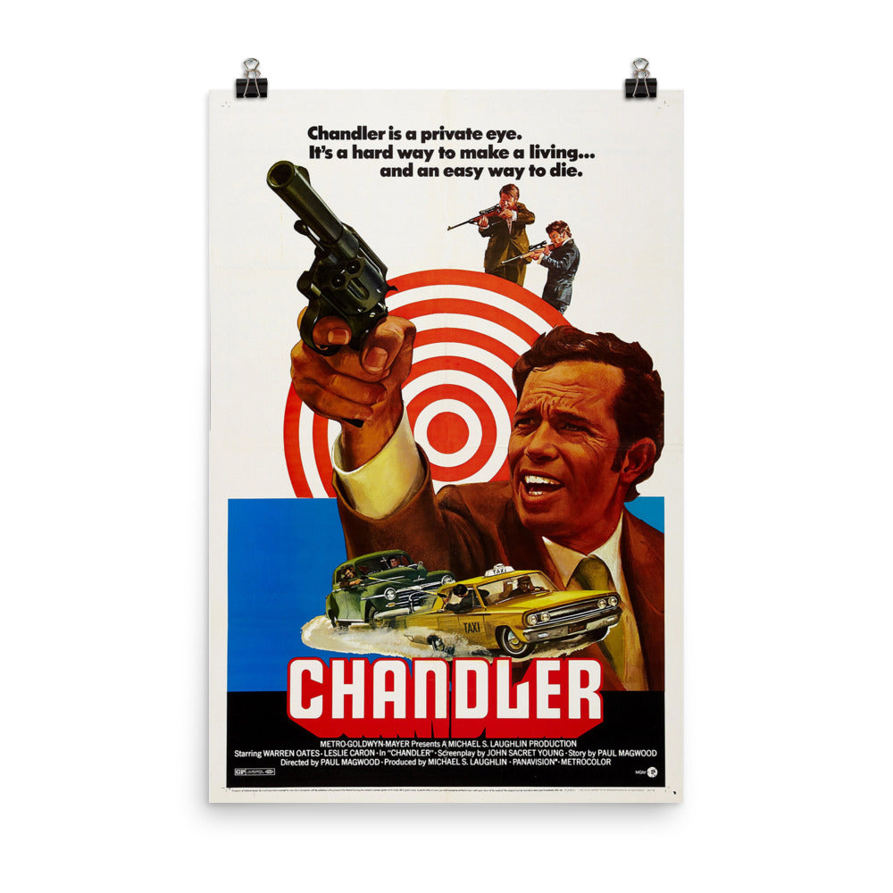 Chandler (1971) Movie Poster, 12×18 inches