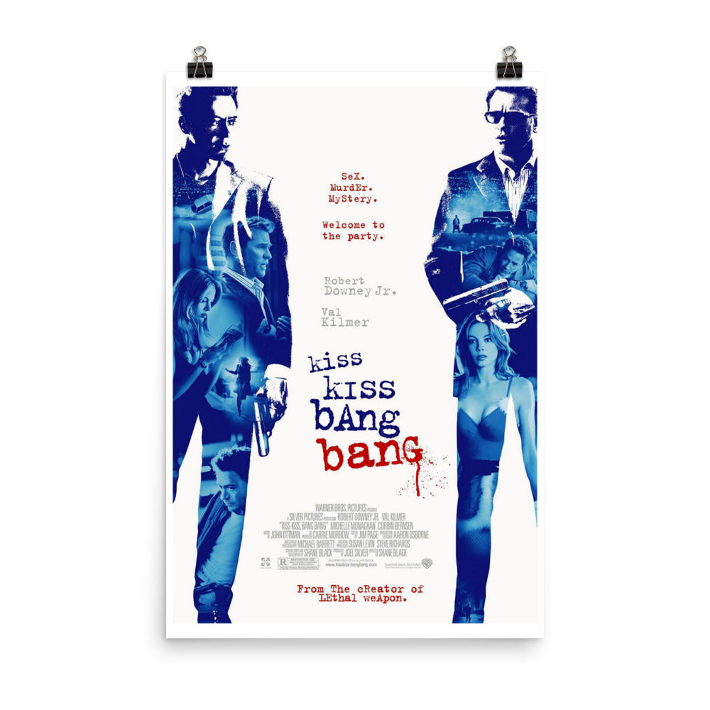 Kiss Kiss Bang Bang (2005) Movie Poster, 12×18 inches