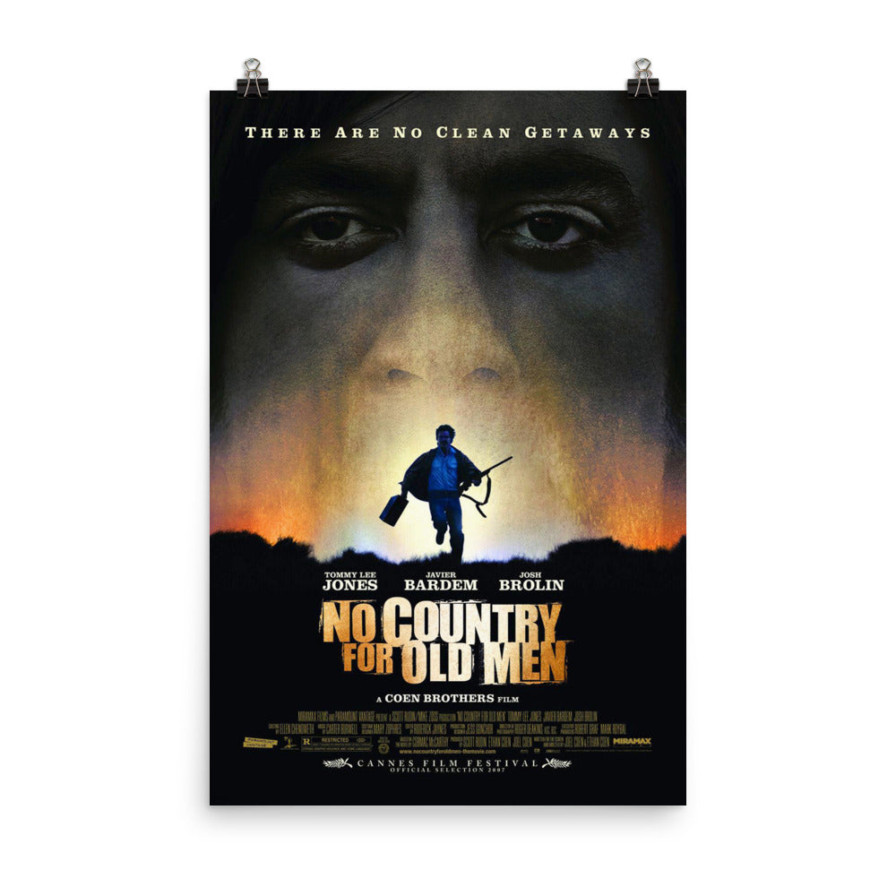 No Country for Old Men (2007) Movie Poster, 12×18 inches