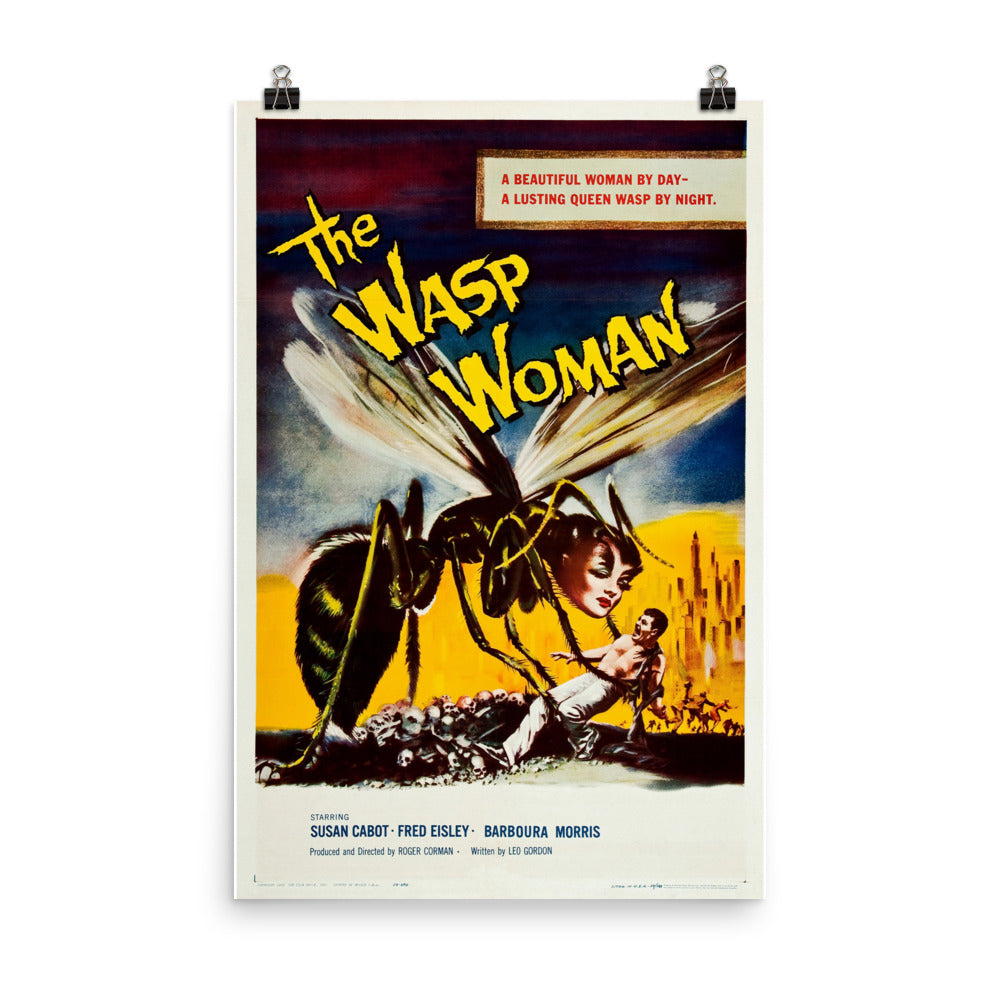 The Wasp Woman (1959) Movie Poster, 12×18 inches