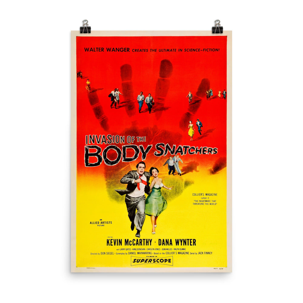 Invasion of the Body Snatchers (1956) Movie Poster, 12×18 inches