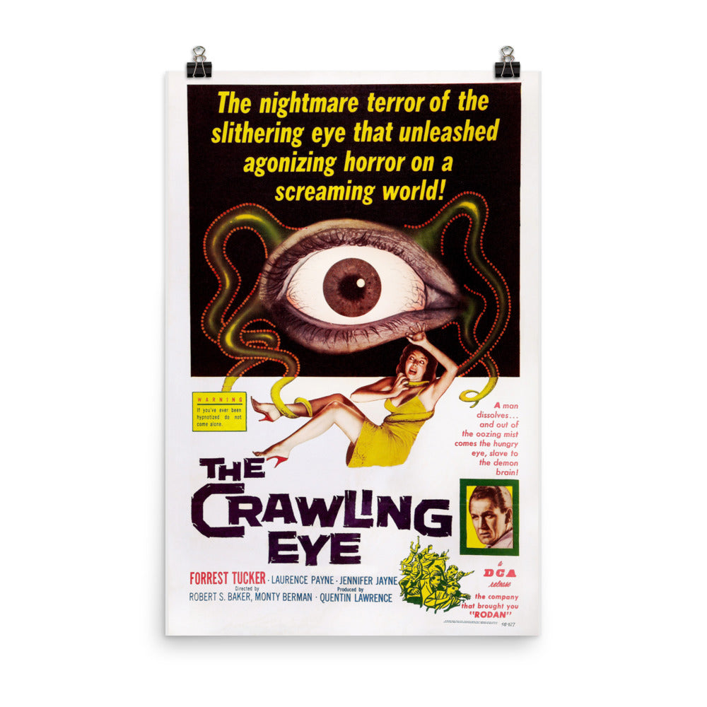 The Crawling Eye (1958) Movie Poster, 12×18 inches