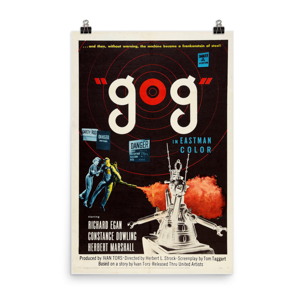 Gog (1954) Movie Poster, 12×18 inches
