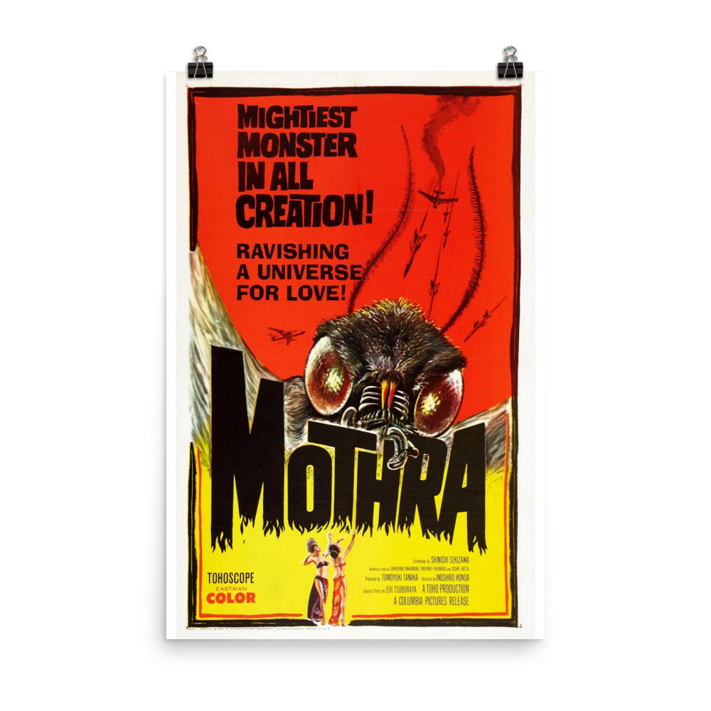 Mothra (1961) Movie Poster, 12×18 inches