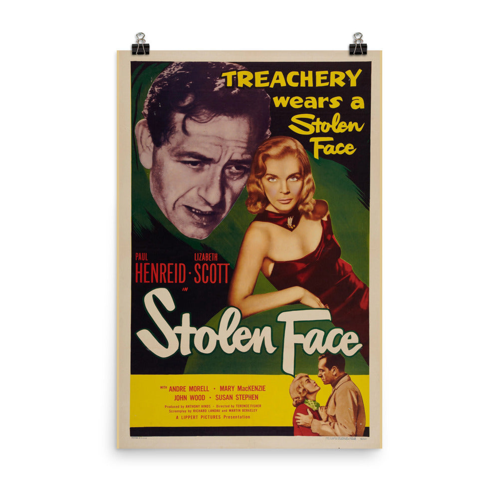 Stolen Face (1952) Movie Poster, 12×18 inches
