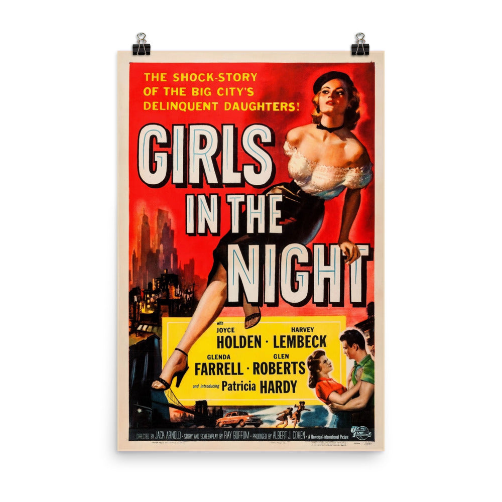 Girls in the Night (1953) movie poster 12″×18″