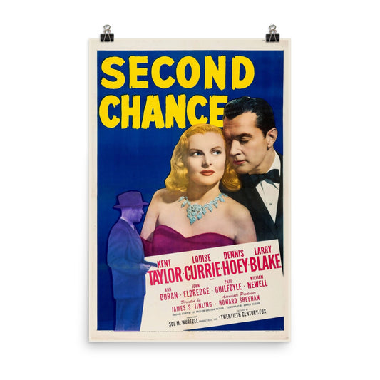 Second Chance (1947) movie poster 12″×18″
