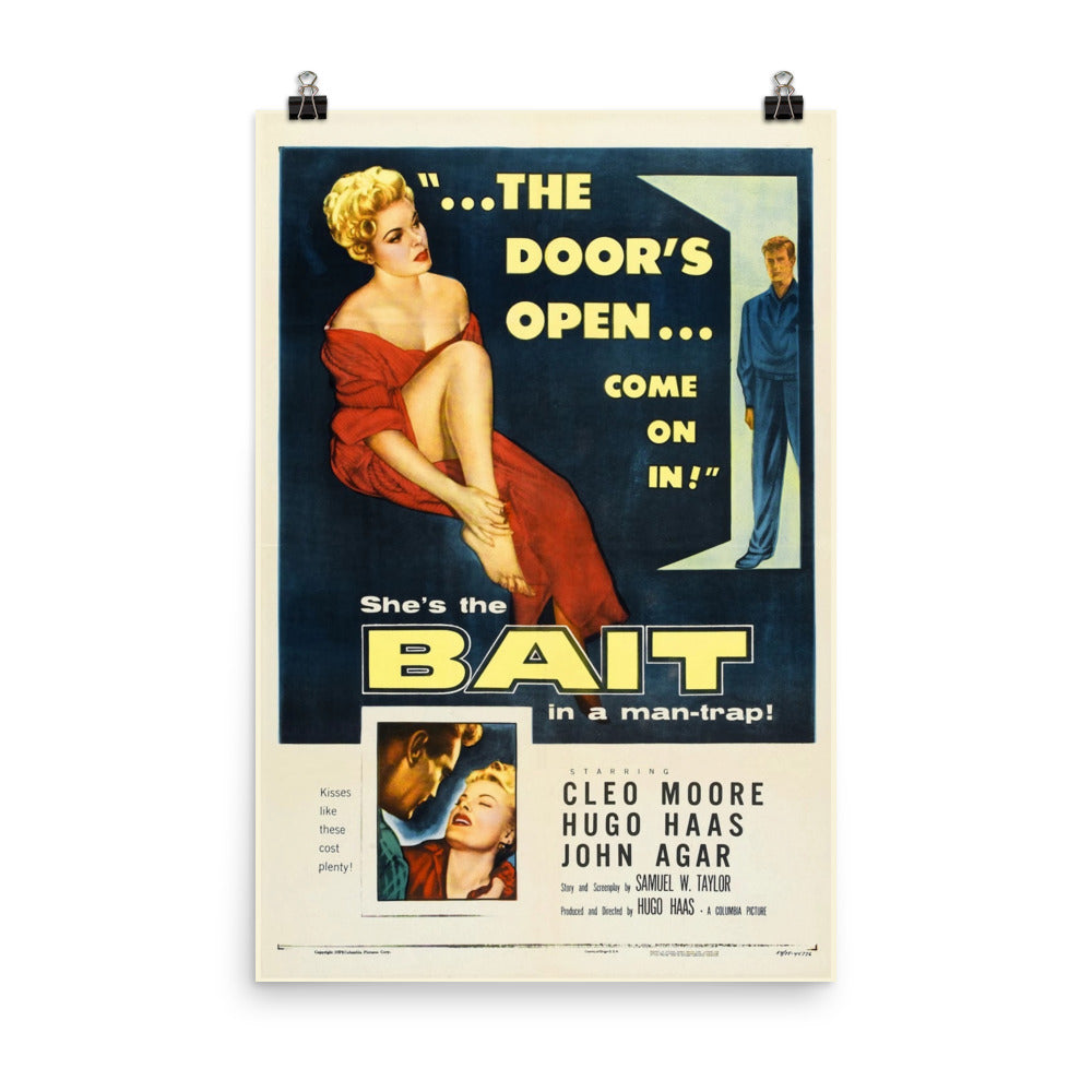 Bait (1954) movie poster 12″×18″