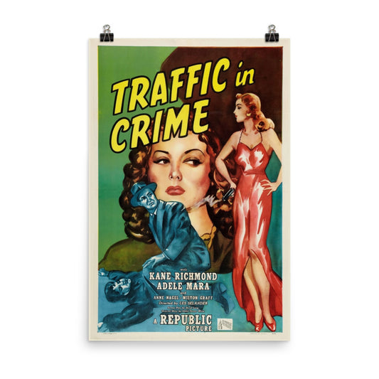 Traffic in Crime (1946) movie poster 12″×18″