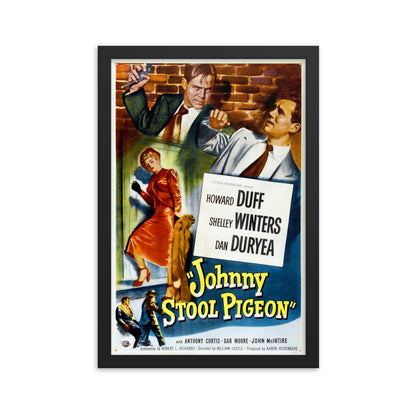 Johnny Stool Pigeon (1949) Black Frame 24″×36″ Movie Poster