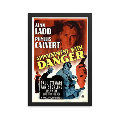 Appointment with Danger (1950) Black Frame 24″×36″ Movie Poster