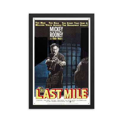 The Last Mile (1932) Black Frame 24″×36″ Movie Poster