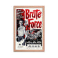 Brute Force (1947) Red Frame 12″×18″ Movie Poster