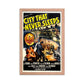 City That Never Sleeps (1953) Red Frame 12″×18″ Movie Poster