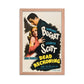 Dead Reckoning (1947) Red Frame 12″×18″ Movie Poster