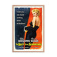 The Lady from Shanghai (1947) Red Frame 24″×36″ Movie Poster