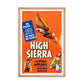 High Sierra (1941) Red Frame 24″×36″ Movie Poster