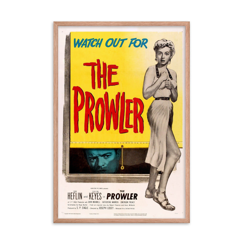 The Prowler (1951) Red Frame 24″×36″ Movie Poster