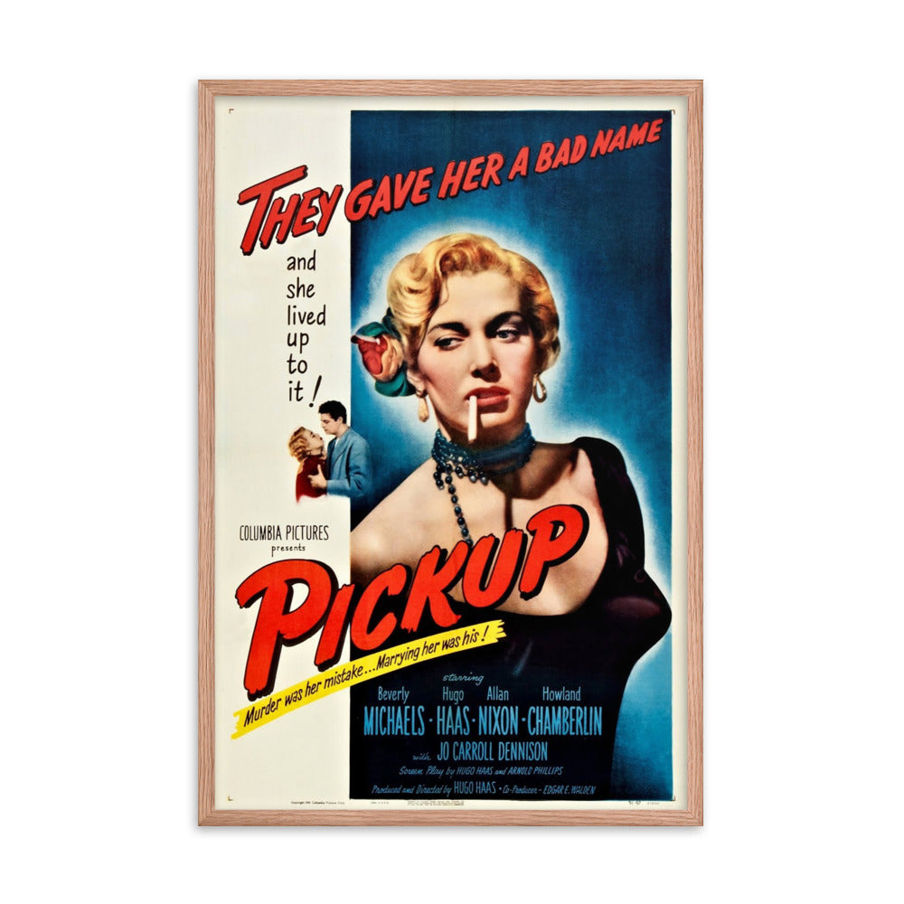 Pickup (1951) Red Frame 24″×36″ Movie Poster